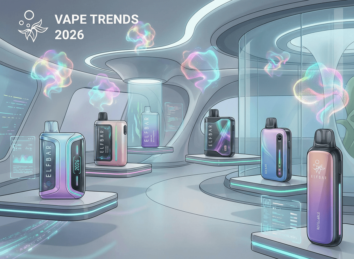 A legújabb vape trendek és Elf Bar innovációk 2026-ban – Újdonságok az Elf Bar Vape Webshop kínálatában