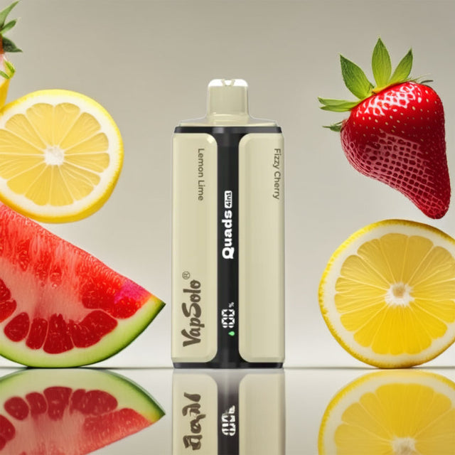 VapSolo Quads 80000 – Lemon Lime & Strawberry Ice & Raspberry Watermelon & Fizzy Cherry 5%