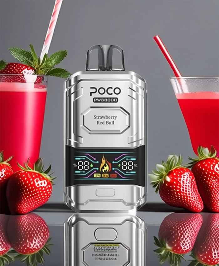 Poco PW 38000 – Strawberry Red Bull 5%